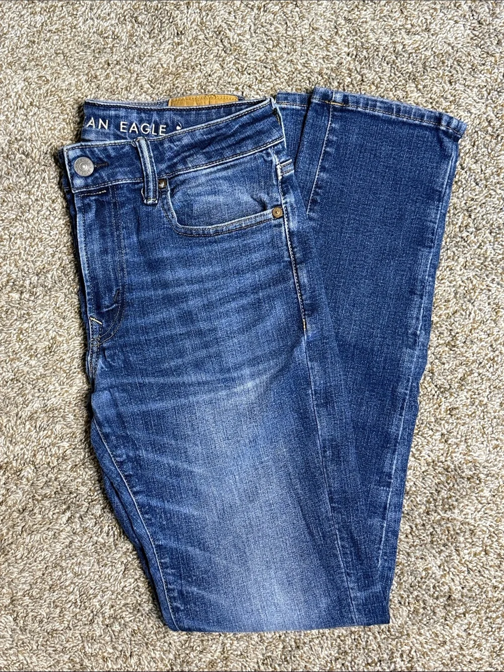 American Eagle Outfitters Slim Men's Jeans - Dark Blue Wash